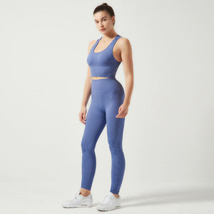 ชุดออกกำลังกายเล่นกีฬาโยคะของผู้หญิงชุดวิ่งระบายอากาศระบายอากาศได้ดีพิมพ์โลโก้ได้อย่างราบรื่น - Product Image 2