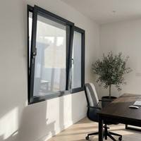 Ventanas Abatibles de Aluminio con Aislamiento Acústico de Alto Rendimiento, Resistentes al Viento, Impermeables y con Rotura de Puente Térmico