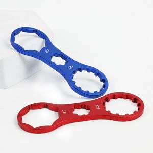 ประแจคลุมไหล่จักรยาน สีฟ้า 8T 12T อลูมิเนียมอัลลอยด์ สำหรับซ่อมโช้คอัพจักรยานเสือภูเขา - Product Image 2