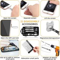 115 en 1 tournevis Mini tournevis de précision Multi ordinateur PC téléphone portable appareil portable réparation isolé main outils à la maison