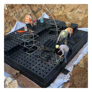 Système <span class=keywords><strong>de</strong></span> drainage et <span class=keywords><strong>de</strong></span> collecte des eaux <span class=keywords><strong>de</strong></span> <span class=keywords><strong>pluie</strong></span> supplémentaires sous le béton pour l'irrigation et le lavage des toilettes - Product Image 4