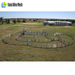 ヘビーデューティ2.1m x 1.8m亜鉛メッキ鋼馬溶接ポータブル環境に優しいファームフェンス牛パネル - Product Image 2