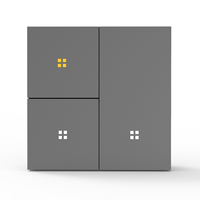 Interruptores de luz táctil para el Hogar Inteligente Tuya, interruptores de Sensor de pared Zigbee, controles 1/2/3/4/6 compatibles con la aplicación Tuya Smart Life, fábrica de Google
