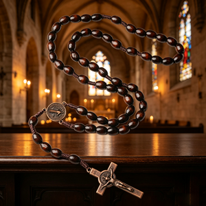 Rosarios de la Legión María para mujer, caja de rosarios al por mayor, collar de oración verde, mini rosario que brilla en la oscuridad, cuentas de rosario religiosas al por mayor, católicas - Product Image 2