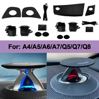 Autowellus - Juego de Altavoces LED Sincronizados de 64 Colores para el Tablero de Audi A4 A6 A7 Q5 Q7 Q8, con Control MMI