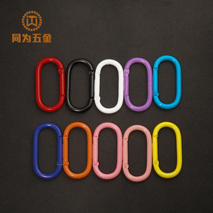 Mosquetón de Aleación de Aluminio Tamaño 5, Gancho en Forma de O Pintado de Colores, Accesorio para Llavero y Bolsa para Deportes al Aire Libre - Product Image 3