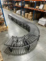 Transportador de Rodillos Flexible y Expandible Motorizado para Uso en Almacenes, Transportador de Rodillos Retráctil Ajustable