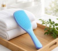 Brosse démêlante magique TaoLu - Sans douleur, sans tiraillement, portable, résistante à l'eau, manche en PP, pour la maison et le salon, grande taille