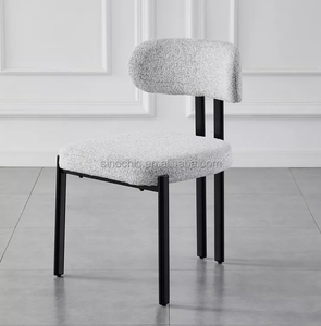 Sillas Moren de lujo para el hogar, sillas de espera de salón tapizadas de tela, sillas de bar de cocina con estructura KD para restaurante de alta calidad - Product Image 2