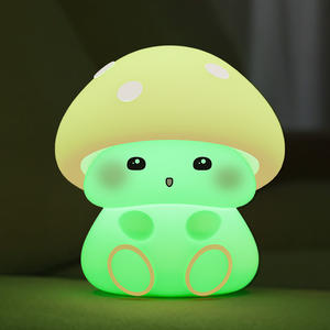 Mantar pil gece lambası kız Led lamba USB Mini dokunmatik lamba dekorasyon için sevimli hayvan gece lambası - Product Image 4