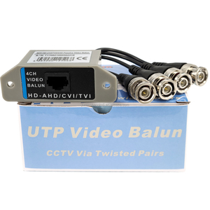 JAS B204 Fabrika Fiyatı 5MP 8MP 4/8 Kanal UTP Video Balun Pasif AHD CVI TVI Plastik Monitör 2 Yıl Garantili CCTV Güvenlik İçin - Product Image 5