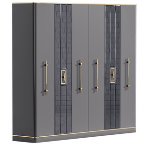Ensemble de meubles de chambre à coucher Liberty, lit, armoire, coiffeuse avec grand miroir, ensemble de chambre à coucher WOODEX - Product Image 2