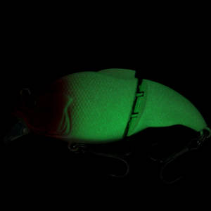 مجموعة من 10 قطع طعم صيد سمك مفصلي 75 مم 12 جرام، طعم صلب من البلاستيك مكون من قسمين على شكل سمكة صغيرة - Product Image 4