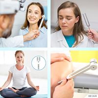 Ensemble de 7 diapasons DS06, thérapie sonore, guérison, équilibrage des chakras, alliage d'aluminium, fréquences, maillet, étui (marque OEM CN/GUA)