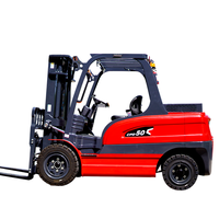 Carrello Elevatore Elettrico HZHI CPD Personalizzabile con Batteria agli Ioni di Litio, Pneumatici Solidi, Montante a Due Stadi, Multi-Terreno, Varie Forche Elettriche