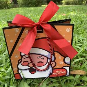 Bolsas de Compra de Papel Resistente Reutilizables, Ecológicas, a Prueba de Humedad, Personalizadas al por Mayor, Bolsas de Regalo Cosméticas Elegantes con Laminación de Logotipo - Product Image 5