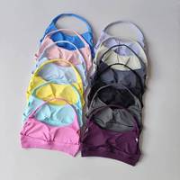 ODM Bra Yoga Crop Seamless Wanita, Ringan, Bernapas, Ramah Lingkungan, Cepat Kering, Anti Guncangan, Bahan Nylon/Spandex, untuk Fitness dan Gym