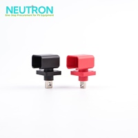 Terminales NEUTRON, M8 M10 M12, para Aplicaciones de Trabajo Pesado, Recubiertos en Rojo y Negro