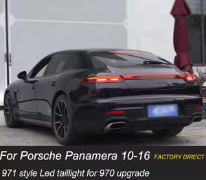 AURON Nueva Luz Trasera LED para Panamera 2009-2016 970.1, Luces de Freno con Señal de Giro Dinámica, Transparentes, Ajuste Universal, 6000K, 36W - Product Image 3