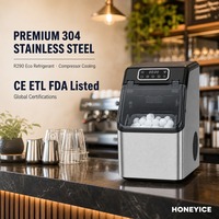 Máquina de Gelo Elétrica para Espaços de Coworking SC-6203, para Lounge de Escritório, 8 Bolas, 15/25 Minutos, 3cm, Cristal, Automática, <60dB, Hotel, OEM, CE, ETL