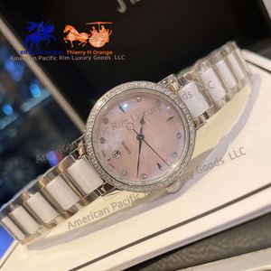 Elegant Fashion Quartz Ladies Watch New Luxury Stainless Steel <b>Leather</b> Band Waterproof Women's <b>Bracelet</b> Ronda Pointer Longiness. - Product Image 3