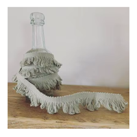 Frange en pompon polyvalente, frange en tissu pour la décoration de la tapisserie, les costumes, les draperies, la couture et les travaux manuels