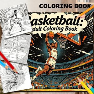 สมุดระบายสีแบบสันเกลียวสั่งทำพิเศษ ลดราคาพิเศษ ลาย K-pop บาสเก็ตบอล สำหรับผู้ใหญ่ บรรเทาความวิตกกังวล อุปกรณ์ศิลปะสำหรับโรงเรียน รับผลิตแบบ OEM/ODM - Product Image 2