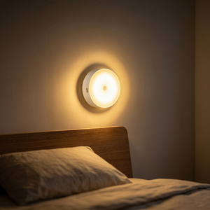 ไฟกลางคืน LED แบบชาร์จไฟได้ 1W สำหรับใช้ภายในอาคาร ติดผนังได้ พกพาสะดวก แสงวอร์มไวท์ เหมาะสำหรับห้องนอน ทางเดิน และตกแต่งบ้าน - Product Image 1