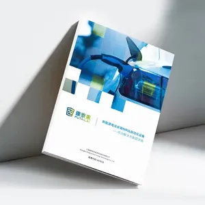 Individuelles Logo bedrucktes vollfarbiges beschichtetes Papier Druckheft Benutzerhandbuch Anleitungsanleitungen Broschüren