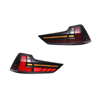 YBJ, accesorios para coche, luz de señal LED de freno, piezas de afinación, montaje de luz trasera LED roja para LEXUS LX570 LX470 2016-2023 nuevo