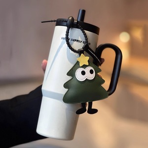 Lucky Supply Club Insulated Tumbler 500ml With Straw Handle Travel Mug Stainless Steel Cup For Outdoor Office Use - Product Image 4