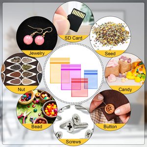 Túi Nhựa Pe 2X3 4*6 12X12 Túi Phẳng Có Khóa Kéo Nhỏ Trong Suốt Chống Thấm Nước Nhỏ Có Nắp Trượt Tùy Chỉnh Có Thể Phân Hủy Sinh Học - Product Image 6