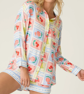 Hot Selling Fashion Women's Pajamas Sets New Thin Pjs Spring Summer Home Wear Casual Lounge Wear Women Sleepwear Girls <strong>Nighties</strong> - Product Image 1