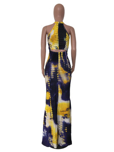 2023 primavera estate prendisole <span class=keywords><strong>senza</strong></span> <span class=keywords><strong>maniche</strong></span> Maxi abito da donna tinge <span class=keywords><strong>vestiti</strong></span> da donna eleganti abiti Casual - Product Image 4