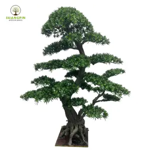 Lager Size Artificial Pine Tree Artificial Outdoor Trees Plastic Artificial Plants For Garden And Landscaping Decoration