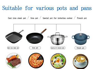 Electric Ceramic Cooktops Hub Cooking Utensil Cooker Bench Aquecimento Bobina de Aquecimento Adequado para Qualquer Pote 4 Anéis Queimador Touch Screen - Product Image 6