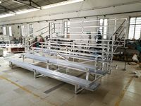 Tribune en métal personnalisée, gradins mobiles, sièges en aluminium pour stade, salle de sport, arène, événement scolaire