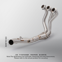Knalpot motor, knalpot modifikasi sepeda motor untuk Yamaha MT09 FZ09 MT-09 2014-2020