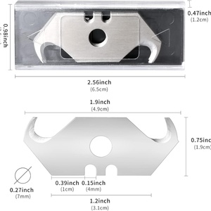 Cuchilla de corte utilitaria OEM/DOM para suelos, tipo gancho - Product Image 3