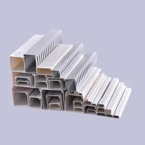 25X16mm Wire Trunk Fire Resistance PVC Wire Trunking