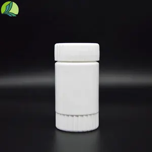 China Lieferant 80ml weiße Kunststoff Gesundheits produkt Flasche Flüssige feste Medizin Flasche Pille Kapsel Medizin flasche