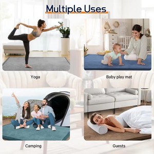 Alfombra de juego de espuma OEM al por mayor de fábrica, tapete de juego moderno personalizado para bebés con base antideslizante para niños pequeños - Product Image 5
