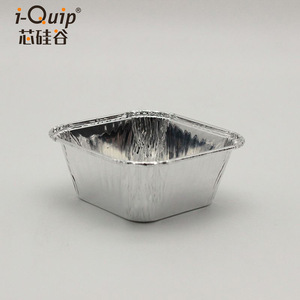 Silicon Valley Disposable Aluminum <b>Foil</b> Box Square Recyclable Food <b>Container</b> - Product Image 2