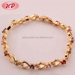 Bracelet promotionnel plaqué or 18 carats, nouveau design, bijoux fantaisie, bracelet à breloques pour femme, vente en gros - Product Image 4