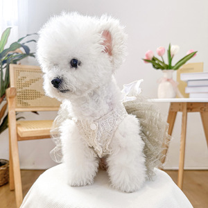 New Design Explosive Models Personalized Pet Costume Summer Queens Wedding Dress Dogs Fashion Party Lace Dress Dog <b>Clothes</b> - Product Image 3