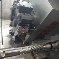 Tour CNC horizontal TCK46 entièrement automatique de haute précision à banc incliné avec système de commande pour le tournage des métaux