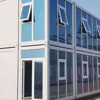 Maison conteneur, capsule mobile, maison d'hôtes, bureau, logement en acier coloré, assemblage résidentiel, amovible, préfabriqué, modulaire, dortoir, unité modulaire