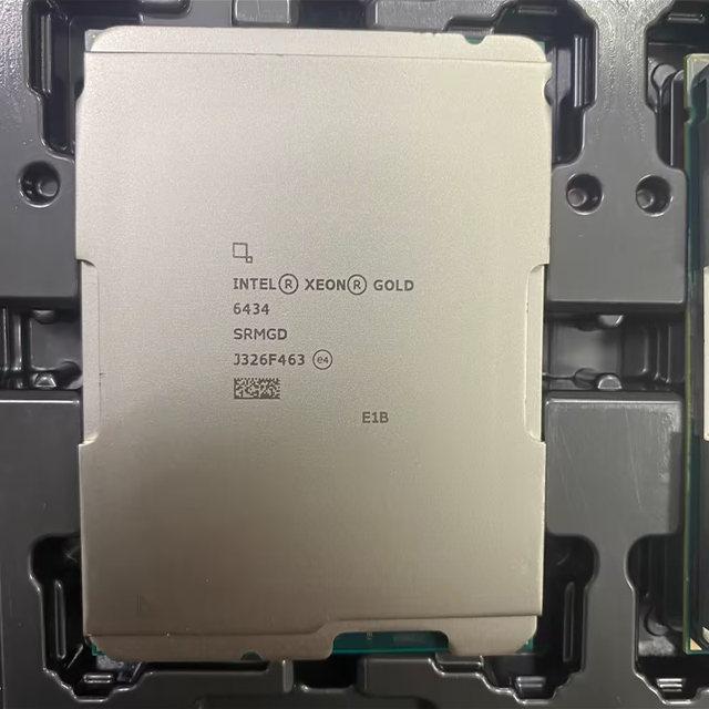 For Xeon Gold 6434 3.7 GHz 22.5 MB Cache 8 Cores 16 Threads DDR4/DDR5 195W TDP Brand New Server/Enterprise CPU in Stock
