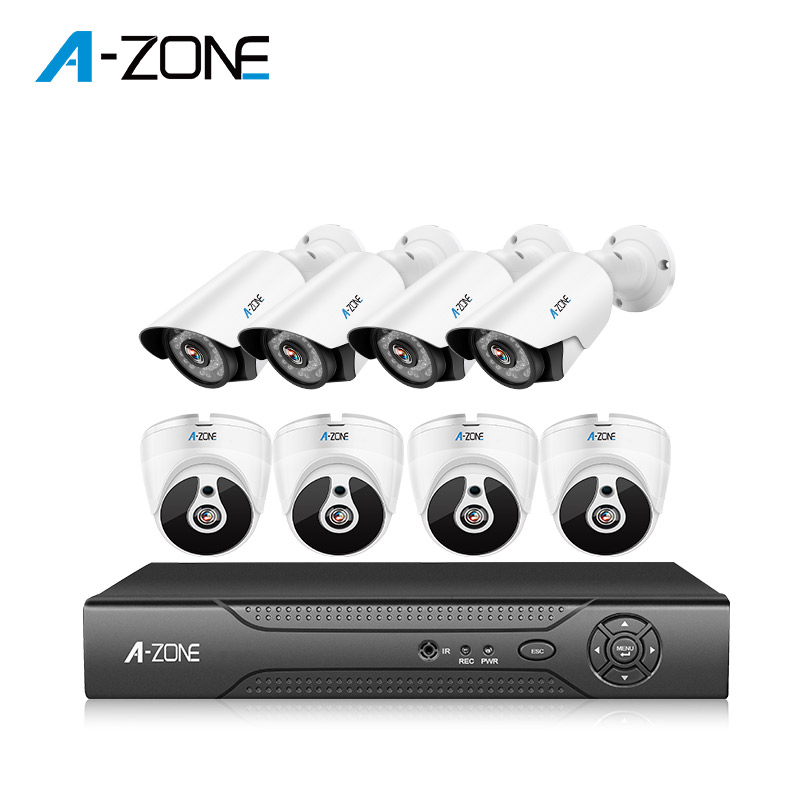 Горячая Распродажа наружная камера ночного видения 1080 8 каналов CCTV DVR AHD комплект камеры видеонаблюдения