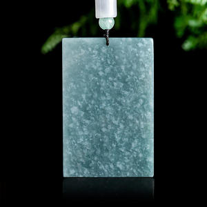 Colgante de Jadeíta Natural Azul Agua con Ganesha, Diseño Original UNISEX, Regalo con Certificado de Tasación, Budismo DW84 - Product Image 4